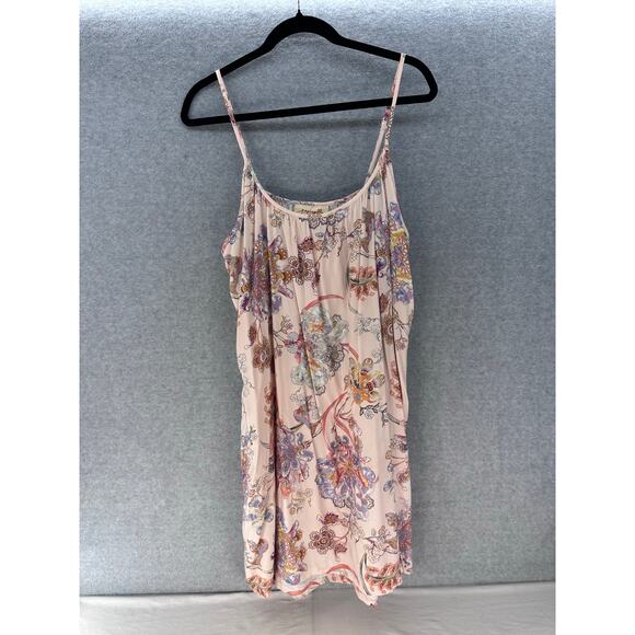 Papinelle Women’s sz L Floral Night Gown Pajamas  Soft Cozy Pockets Knee Length - Picture 13 of 13